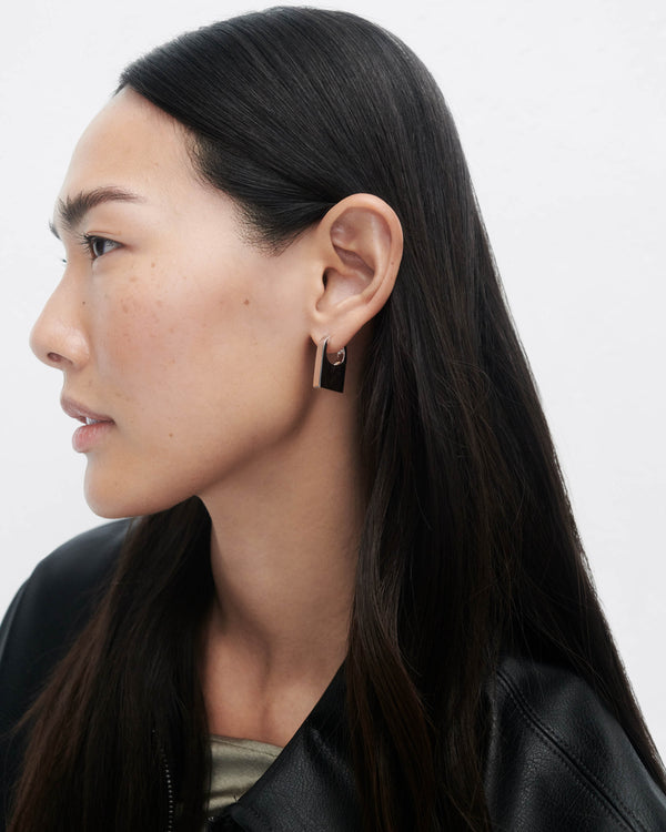 P D Paola Chicago Silver Hoops