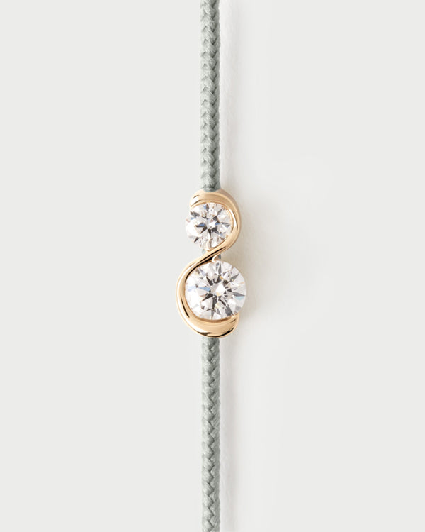 p d paola Dafne Diamond cord bracelet