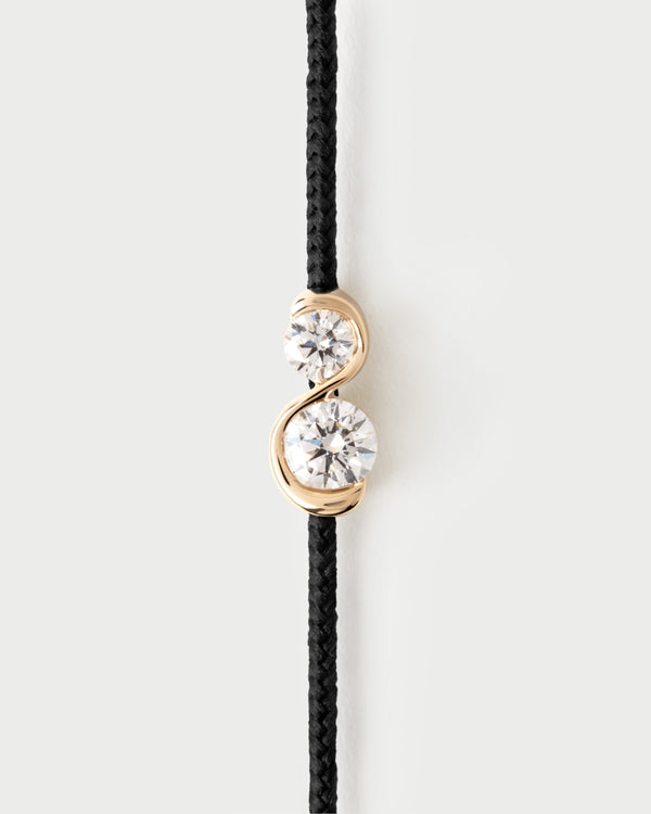 p d paola Dafne Diamond cord bracelet