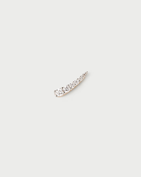 p d paola Diamonds and gold Glee single earring