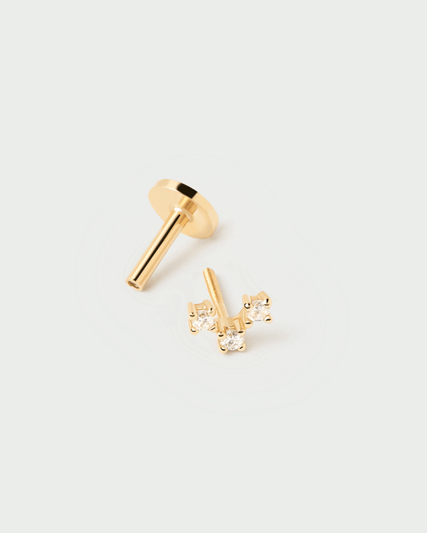 p d paola Diamonds and gold Nolita Single Earring