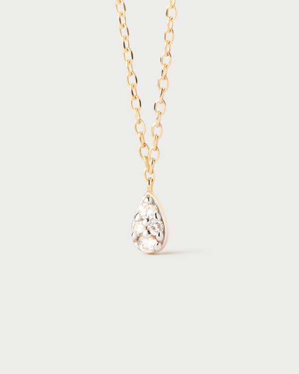 p d paola Diamonds and gold Rio solitary necklace