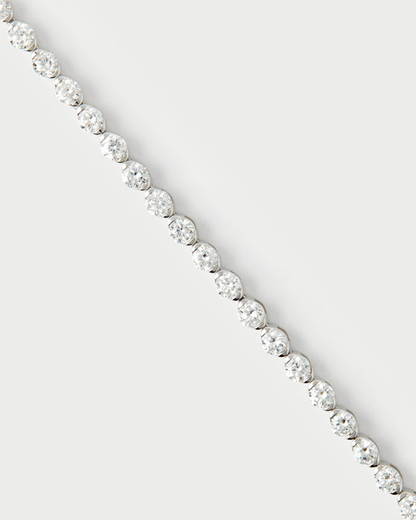 p d paola Diamonds and white gold Astra bracelet