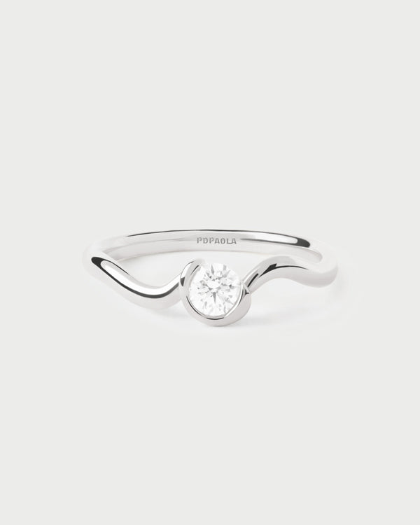 p d paola Diamonds and white gold Delia ring
