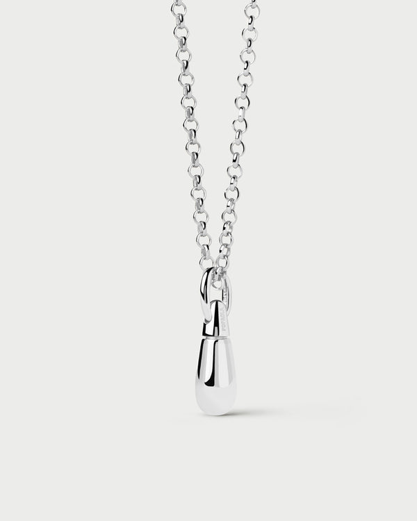 P D Paola Drop Silver Pendant
