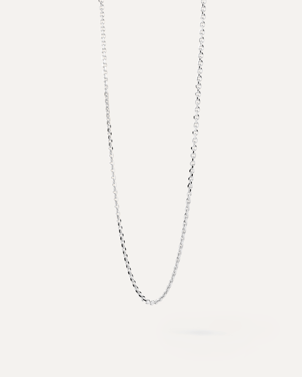 p d paola Essential silver chain necklace
