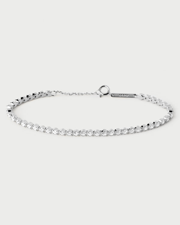 p d paola Florence Silver Bracelet