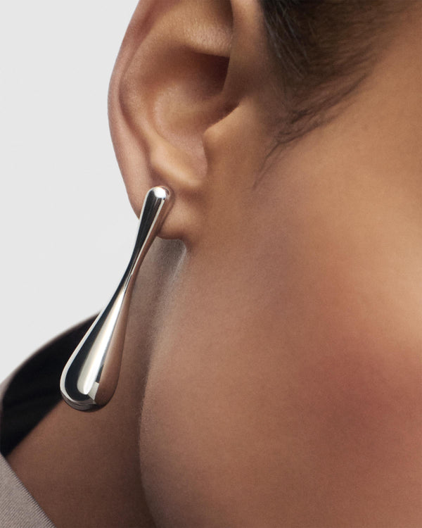 P D Paola Glacier Silver Earrings