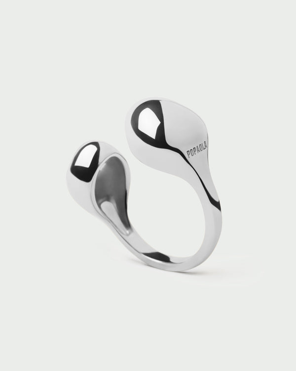 P D Paola Gravity Silver Ring