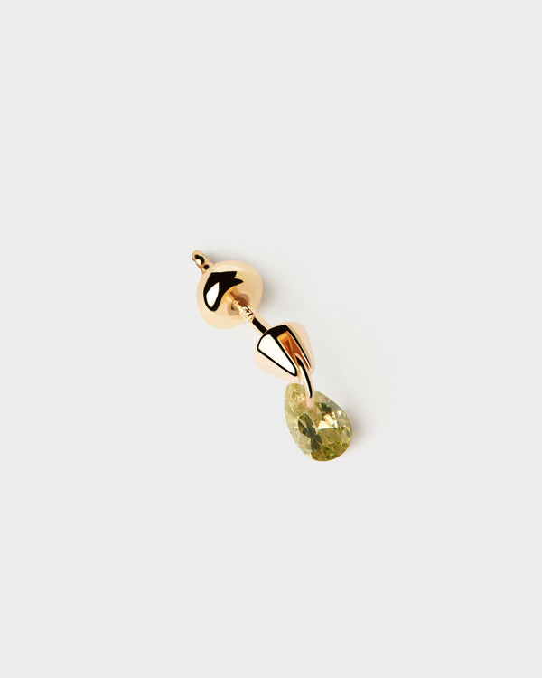 P D Paola Green Lily Single Earring
