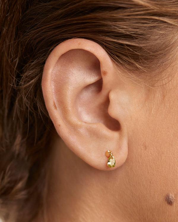 P D Paola Green Lily Single Earring