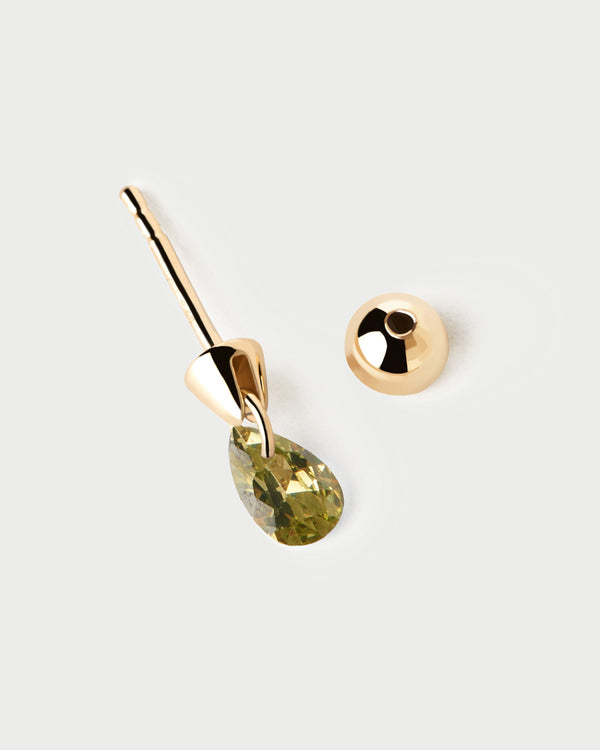 P D Paola Green Lily Single Earring