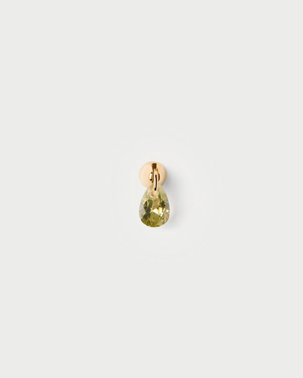 p d paola Green Lily single earring