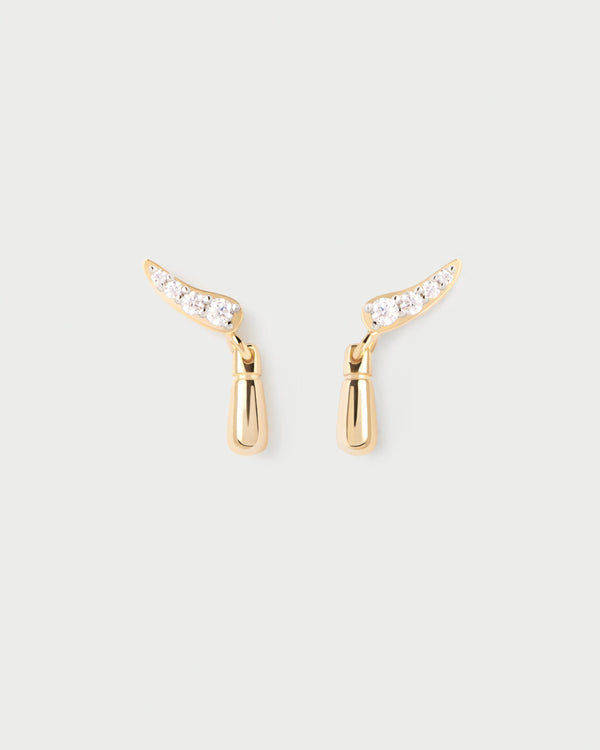 p d paola Kira stud earrings