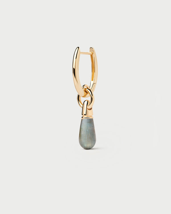 p d paola Labradorite Jupiter Single Hoop