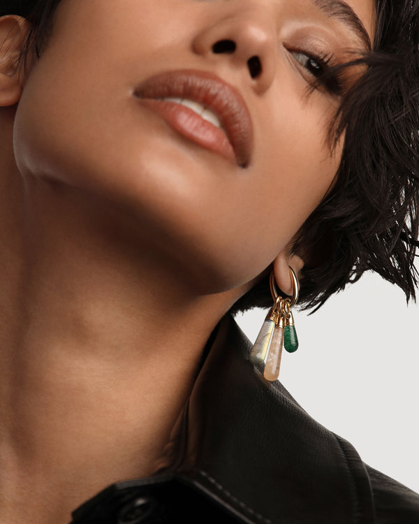 P D Paola Labradorite Large Drop Pendant