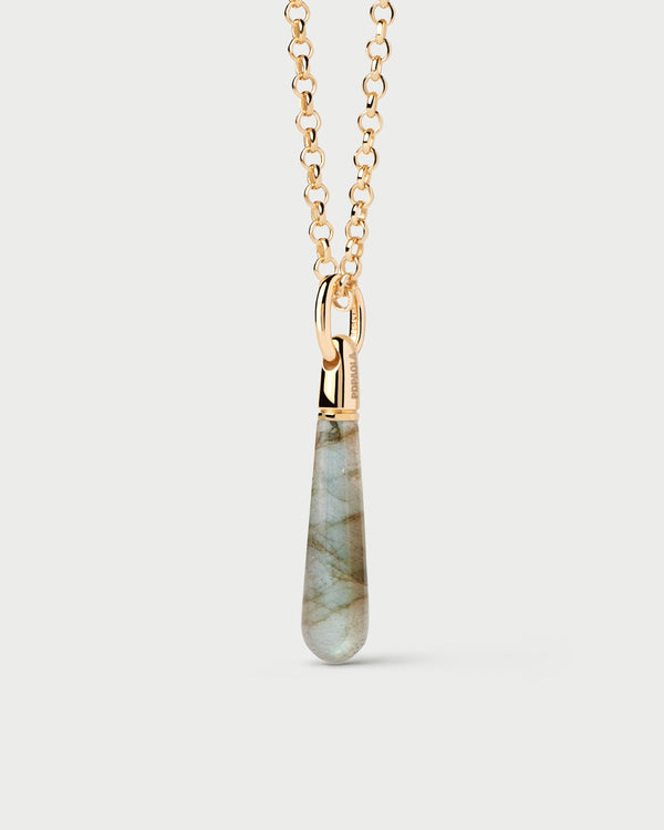 P D Paola Labradorite Large Drop Pendant