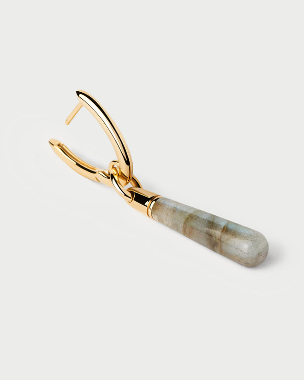 P D Paola Labradorite Large Jupiter Single Hoop