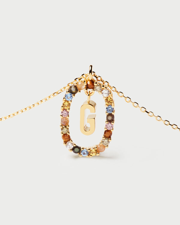 P D Paola Letter G Necklace