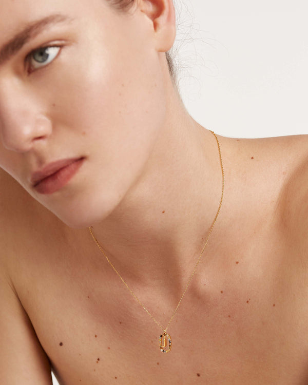 P D Paola Letter J Necklace