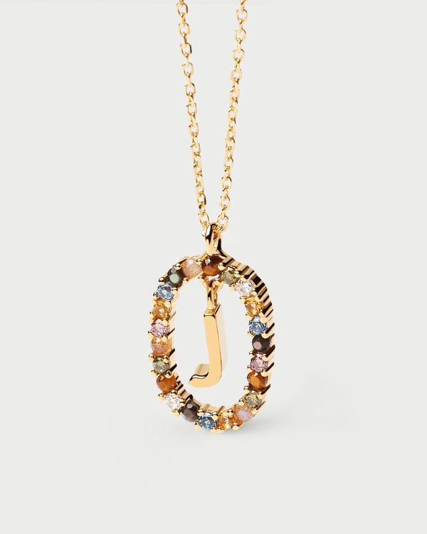 p d paola Letter J Necklace