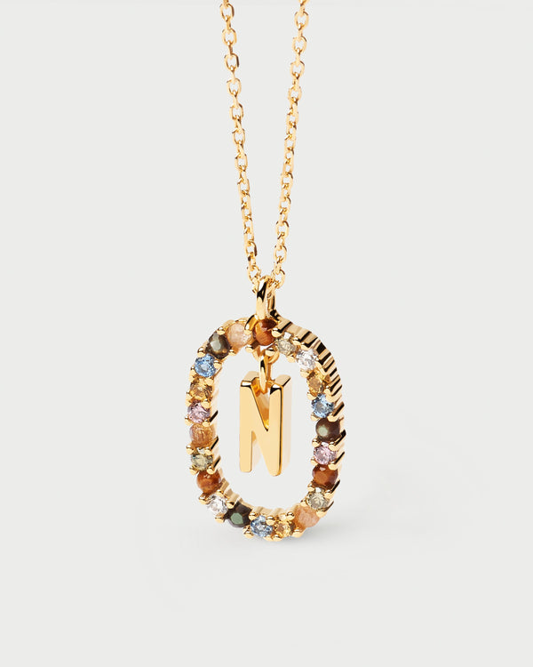 p d paola Letter N Necklace