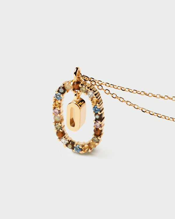 P D Paola Letter O Necklace