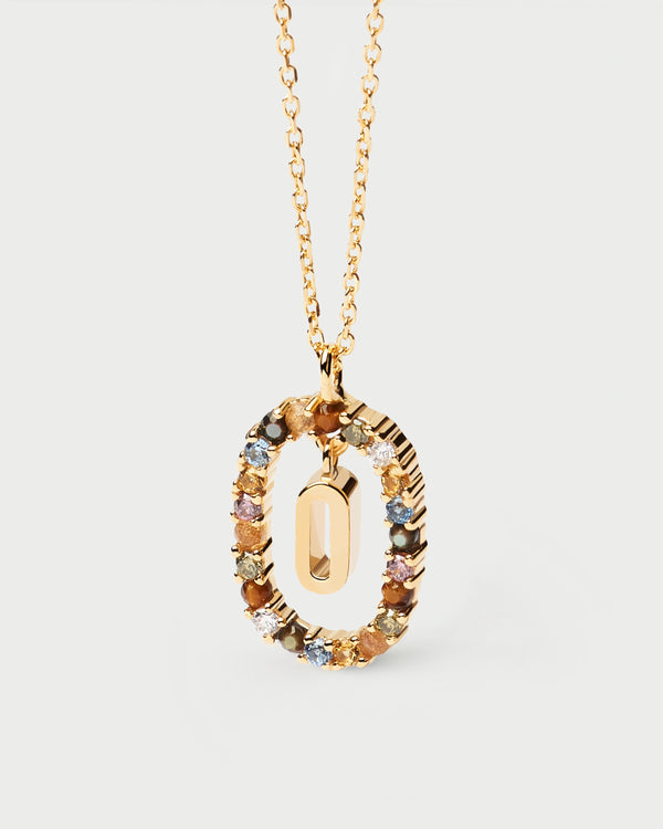 p d paola Letter O Necklace