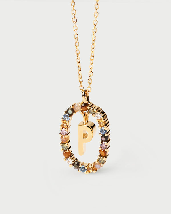 p d paola Letter P Necklace