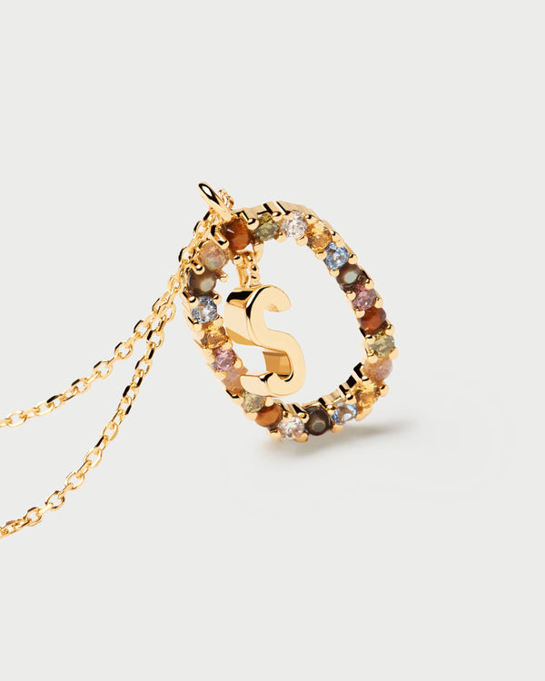P D Paola Letter S Necklace