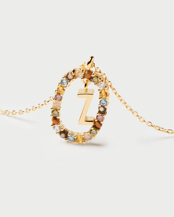 P D Paola Letter Z Necklace