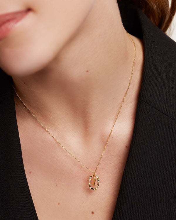 P D Paola Letter Z Necklace