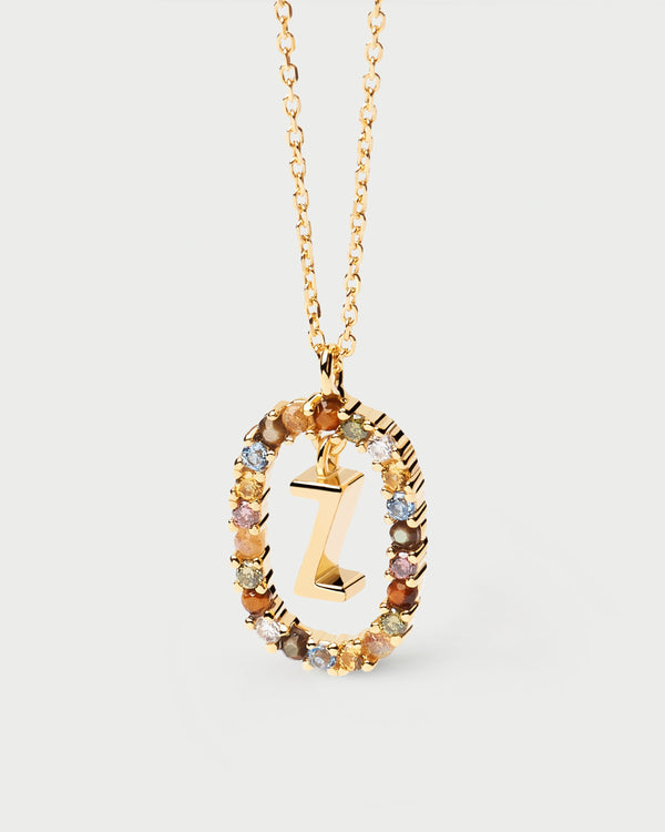 p d paola Letter Z Necklace