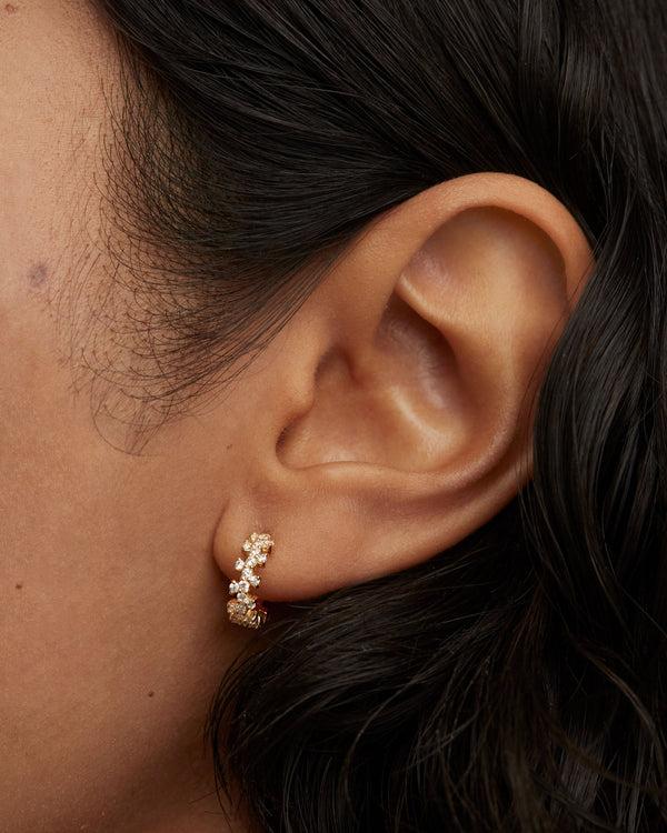 P D Paola Little Crown Earrings