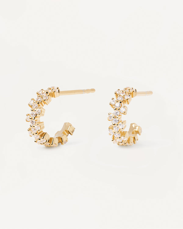 P D Paola Little Crown Earrings
