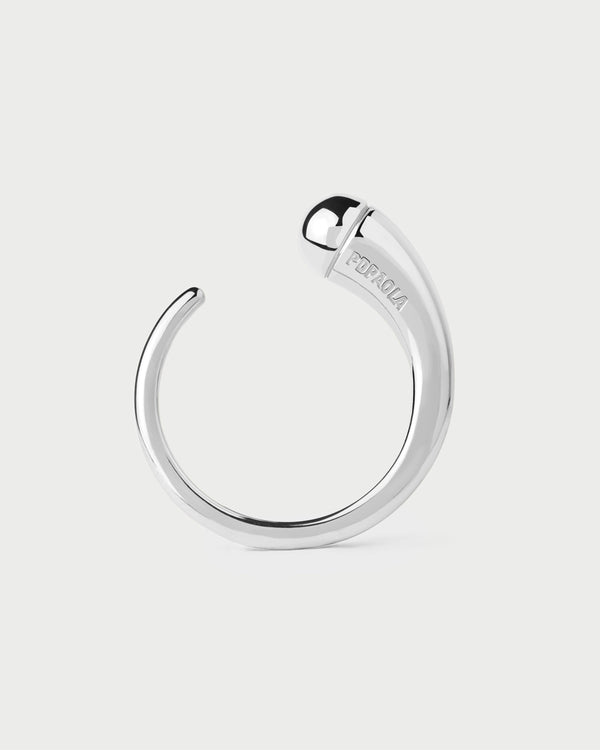 p d paola Loop silver ring