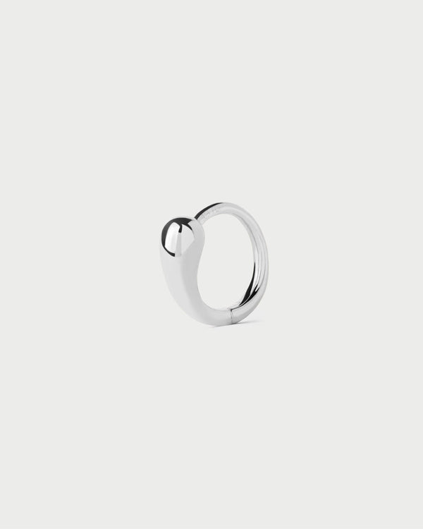 p d paola Loop silver single hoop