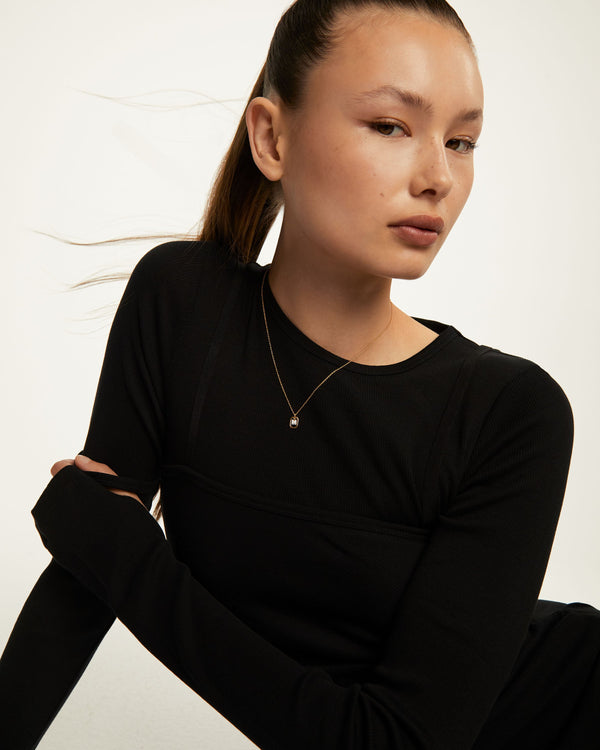 P D Paola Mini Letter M Necklace