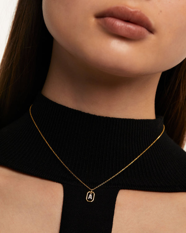 P D Paola Mini Letter Necklace