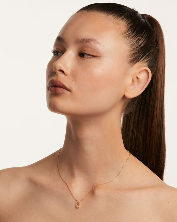 P D Paola Mini Letter S Necklace
