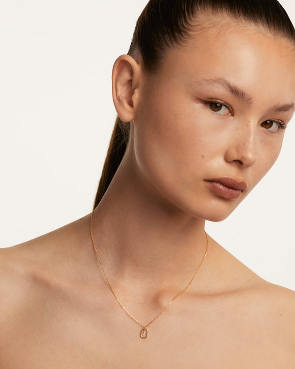 P D Paola Mini Letter Z Necklace