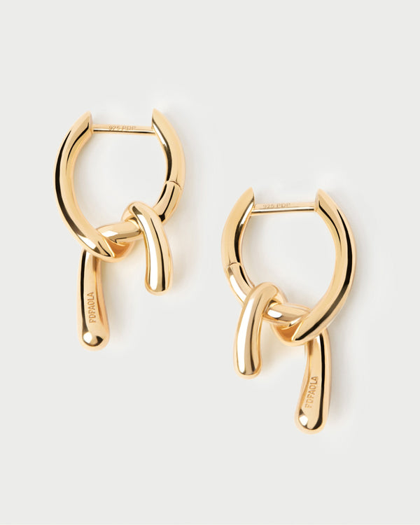 P D Paola Mini Twist Hoops