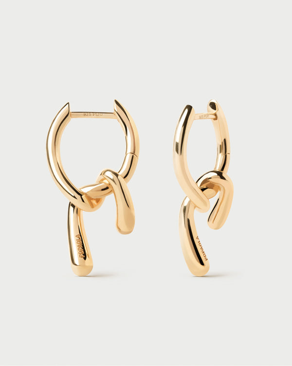 p d paola Mini Twist hoops