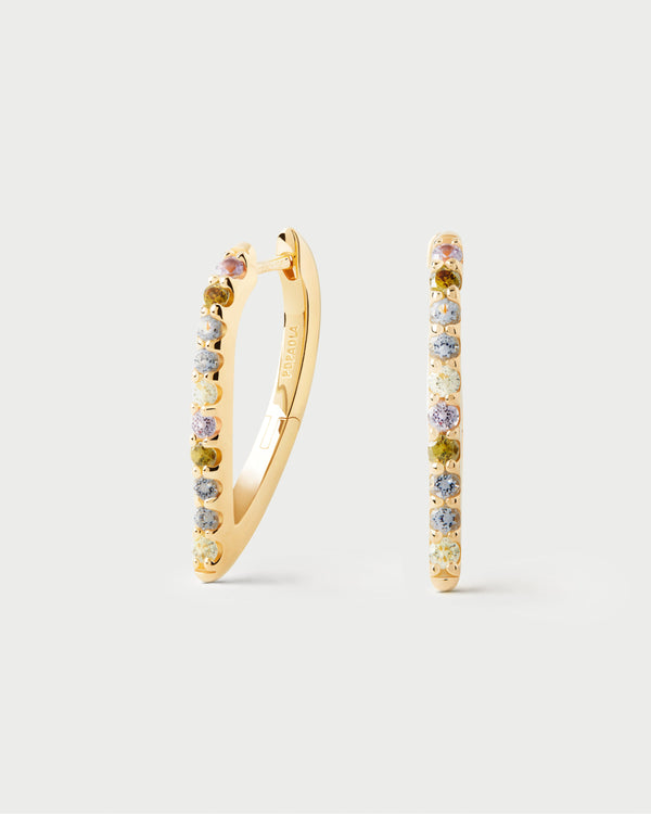 p d paola Multicolor Gloss hoops