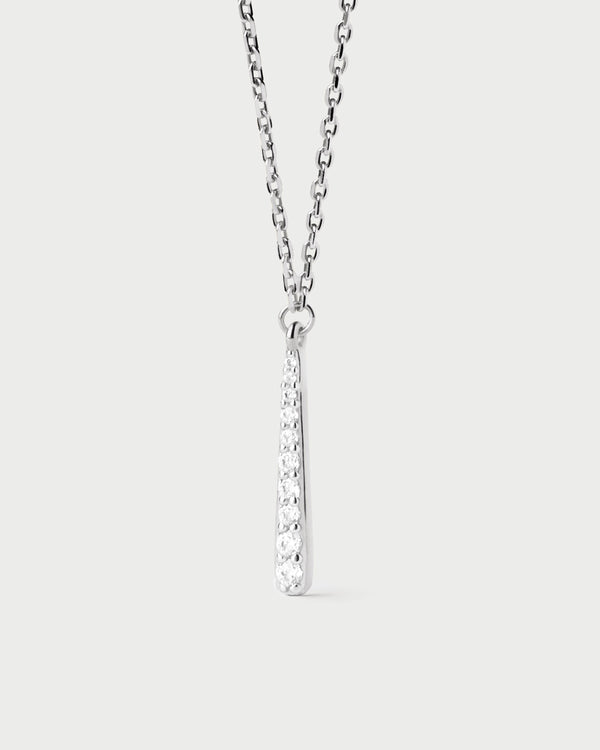 p d paola Olga silver necklace
