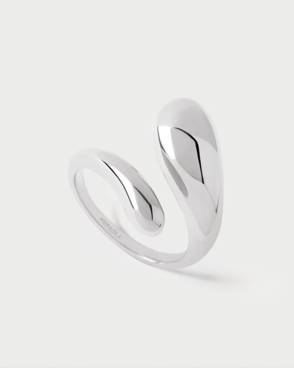 P D Paola Orbit Silver Ring