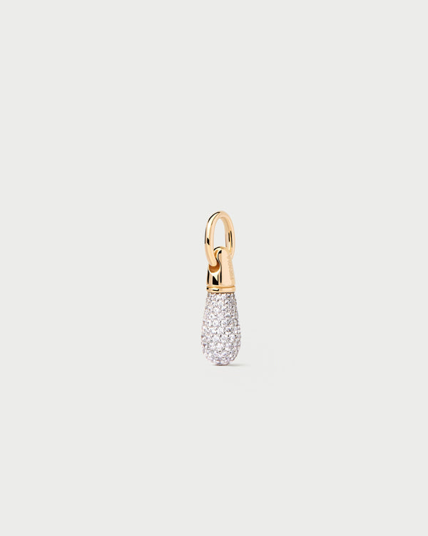 p d paola Pavé Drop Pendant
