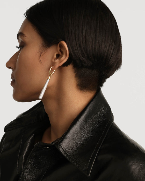 P D Paola Pavé Supreme Jupiter Single Hoop