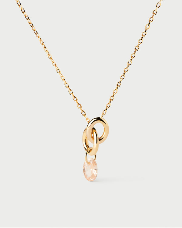 p d paola Peach Lily necklace