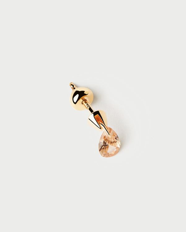 P D Paola Peach Lily Single Earring